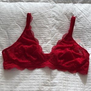Ambrielle cordial cherry unlined bra XL by JCP